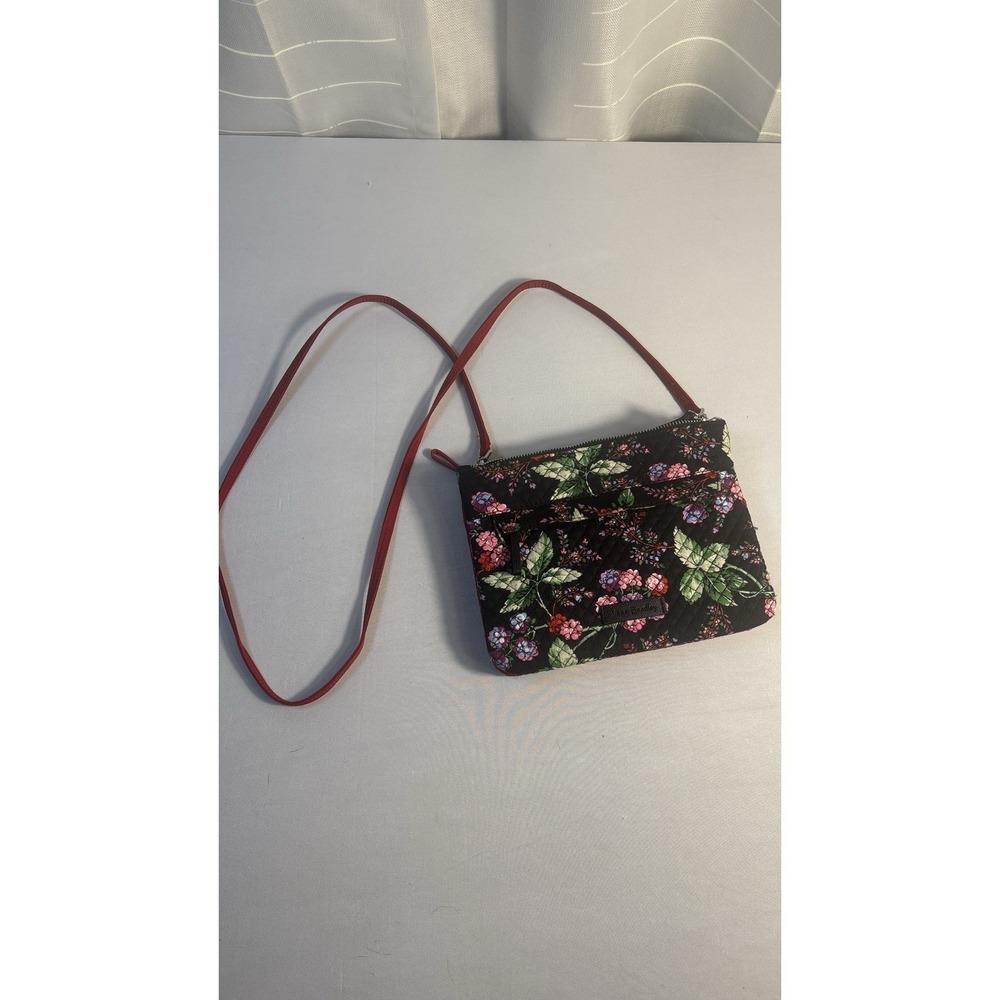 Vera Bradley Winter Berry Custom Two Iconic Crossbody Bags Wristlet 3-Way RDID - Picture 2 of 10
